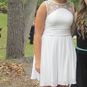 Beautiful white formal dress